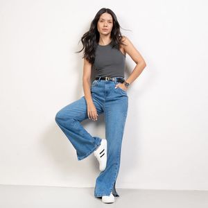 Tênis Feminino Casual Detalhe Quiz Branco Preto