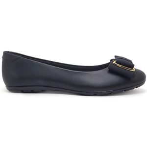 Sapatilha Moleca Bico Redondo Laço Feminina - Preto