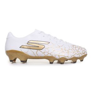 Chuteira de Campo Skechers SKX Gold Masculina Branca