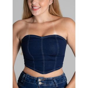 Top Jeans Sawary Feminino