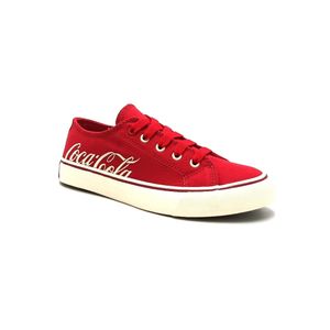 Tenis Coca-Cola Vermelho Wooster Canvas Feminino
