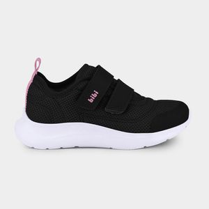 Tênis Infantil Action Preto e Branco com Tiras