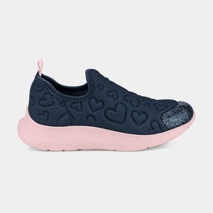 Tênis Infantil Bibi Action Azul Marinho de Coração