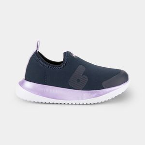 Tênis Infantil Bibi Flash Azul Marinho com Lilás