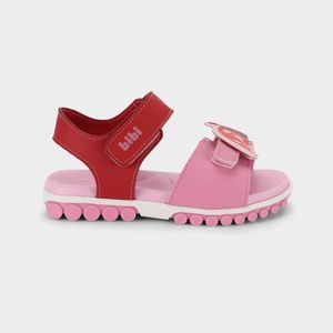 Papete Infantil Bibi Summer Roller Sport 2.0 Vermelha com Rosa