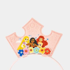 Tiara Infantil Bibi Princesas da Disney Rosa
