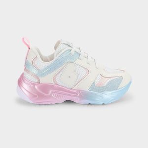 Tênis Infantil Bibi Pegasus Branco com Rosa
