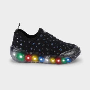 Tênis Infantil de Luz Bibi Roller Celebration 3.0 Preto