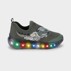 Tênis Infantil de Luz Bibi Roller Celebration 3.0 Verde de Dino