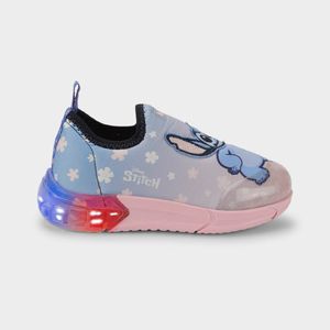 Tênis Bibi Led Space Stitch Disney Infantil Marinho