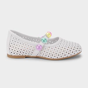 Sapatilha Infantil Bibi Ballerina Basic Branca
