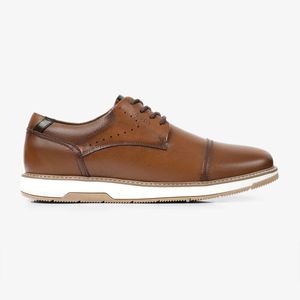 Sapato Ferracini Couro Havana Wembley Masculino