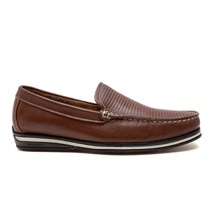 Sapato Masculino Mocassim Couro Democrata Marrom