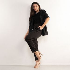 Sandália Salto Alto Corrente Bege Vizzano Feminina