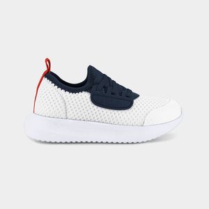 Tênis Infantil Bibi Flash Branco com Azul Marinho