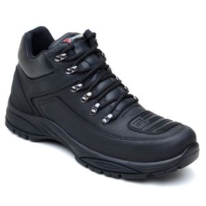 Bota Adventure Cano Curto Masculina Preta