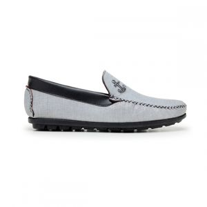 Mocassim Casual Op Santos Clássico Masculino Cinza