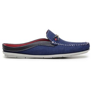 Mule Casual Op Santos Dia a Dia Masculino Marinho