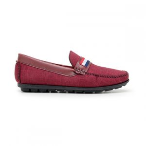 Mocassim Casual Op Santos Masculino Vermelho