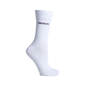 Meia Ferracini Cano Alto Masculina Branca