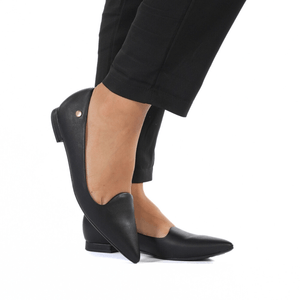 Sapatilha Vizzano Basic Bico Fino Feminina Preta