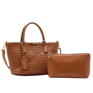 Bolsa Feminina Chenson Original Tressê Elegance I Mão Marrom