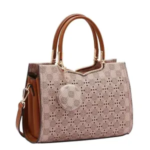 Bolsa Chenson New Cristal Mão Feminino Marrom