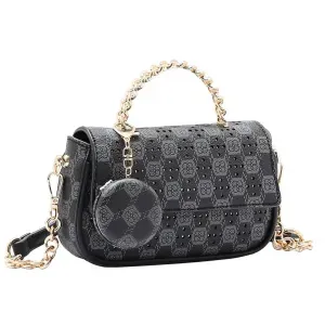 Bolsa Feminina Chenson Original New Cristal Mão Preto