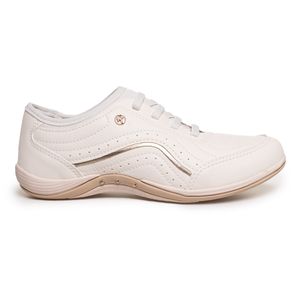 TÊNIS CASUAL FEMININO KOLOSH CREAM CHAMPAGNE