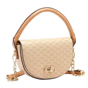 Bolsa Chenson Original Luxury Monograma Mão Feminino Bege