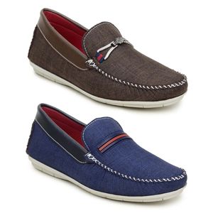 Kit 2 Pares Mocassim Casual Masculino