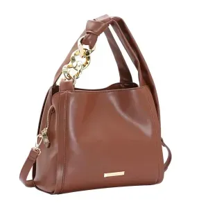 Bolsa Chenson Original Contemporâneo Mão Feminina Marrom