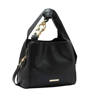 Bolsa Chenson Original Contemporâneo Mão Feminina Preta