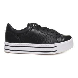 TÊNIS CASUAL VIA MARTE FEMININO PRETO