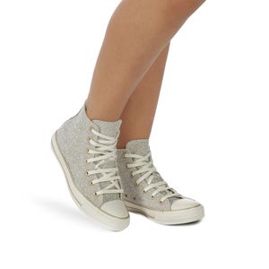 Tênis Converse Chuck Taylor All Star Hi Pretty Patina Ouro