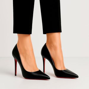 Scarpin Celine Royalz Liso Salto Alto Fino Feminino Preto