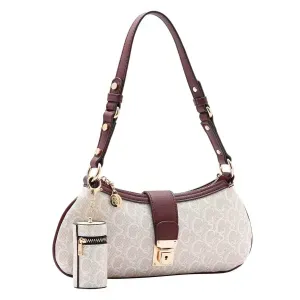 Bolsa Chenson Monograma Clássico Ombro Feminino Off White