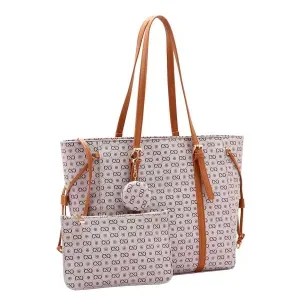 Bolsa Chenson Elegance Luxo Ombro Feminino Bege