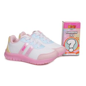Tênis + Brinquedo Surpresa Kidy Ultra Flex Juvenil Colorido