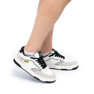 Tênis Petite Jolie Shoot Feminino Brilho Branco