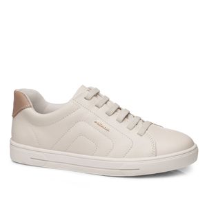 Tênis Casual em Couro Pegada Feminino Off White