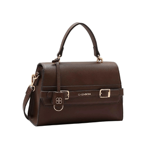 Bolsa Chenson Original Detalhe Chic I Mão Feminina Café