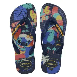 Chinelo Havaianas Top Disney Clássicos Stitch Juvenil Marinho