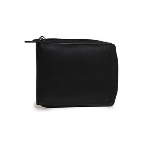Carteira Constantino Zíper Masculina Preta