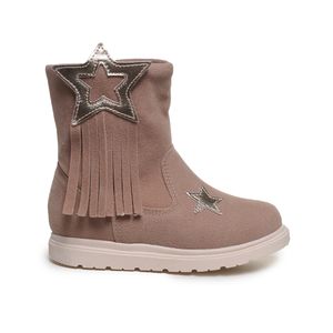 Bota M shuz Franja Infantil Marrom