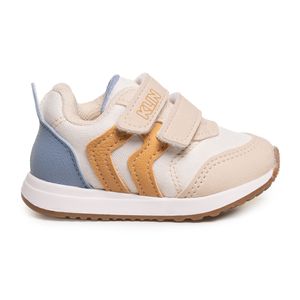 Tênis Casual Klin Walk Baby Infantil Off White