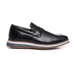 Mocassim Jota Pe Air Leeds Masculino Preto