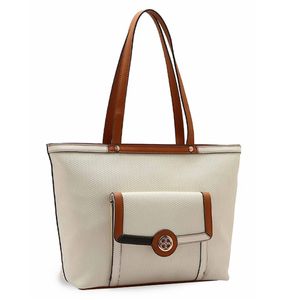Bolsa Chenson Original Colors Ombro Feminina Bege