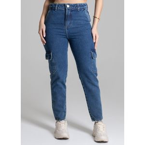 Calça Jeans Sawary Mom Feminina