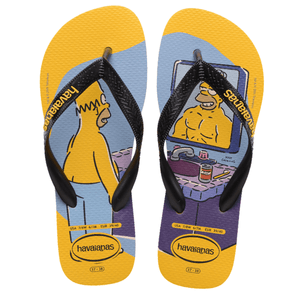 Chinelo Havaianas Homer Simpson Masculino Amarelo